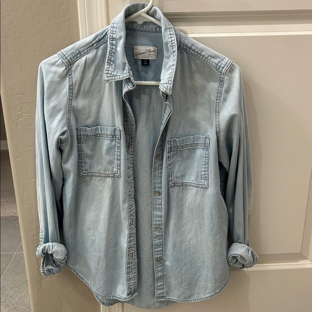 Universal Thread Light Blue Denim Shirt
